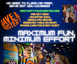 Dave and Busters Parties